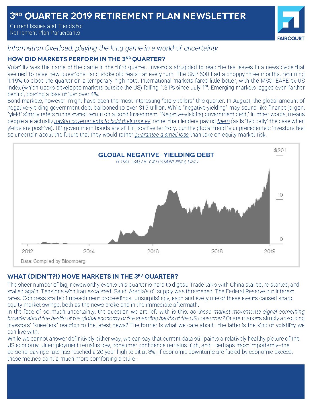 Information Overload: Playing the Long Game in a World of Uncertainty